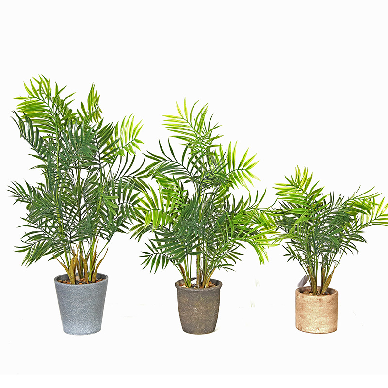 Plastové umělé rostliny dekorativní pro obývací pokoj s vysokou kvalitou a příjemným pohledem a skutečným pohledem.