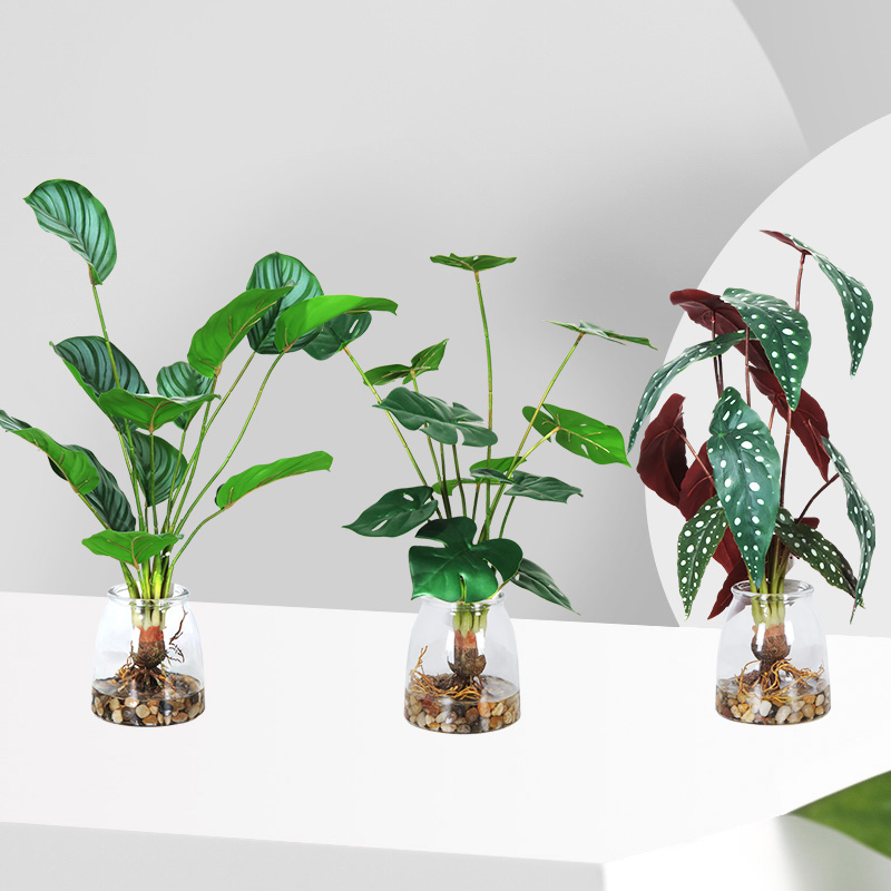 Nověnavržený horký výprodej vysoce kvalitní velkoobchod umělé hrnkové rostliny umělé zelené dekorativní