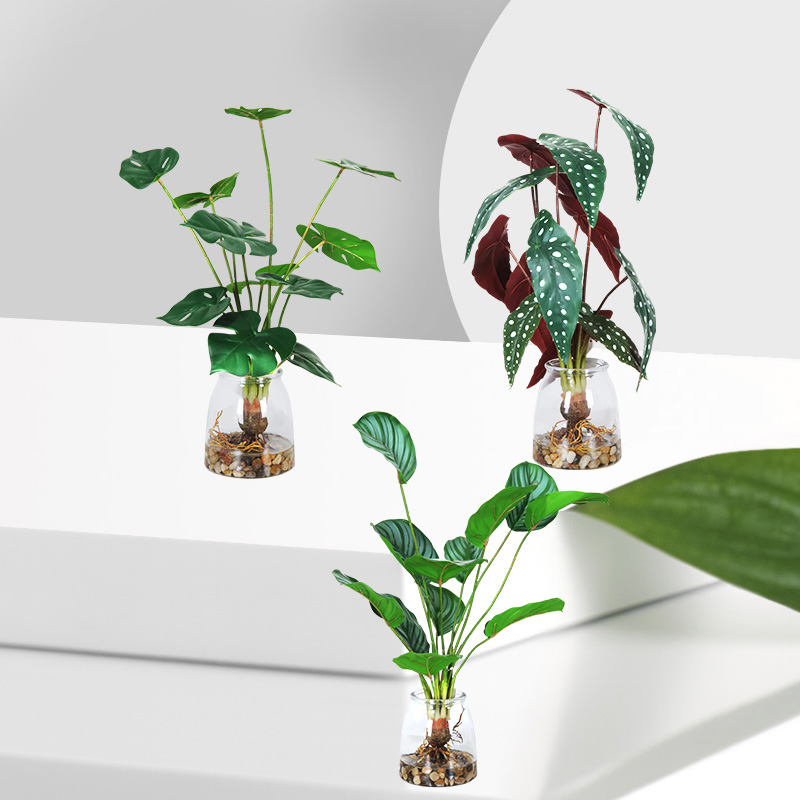 Nověnavržený horký výprodej vysoce kvalitní velkoobchod umělé hrnkové rostliny umělé zelené dekorativní