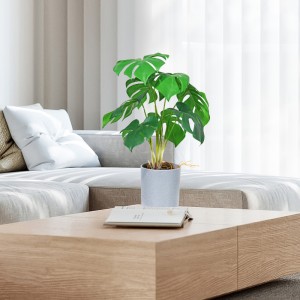 továrna přímo dodávat horký výprodej umělé zelené dekorativní s pěkně vypadajícím a skutečným dotčeným pocitem